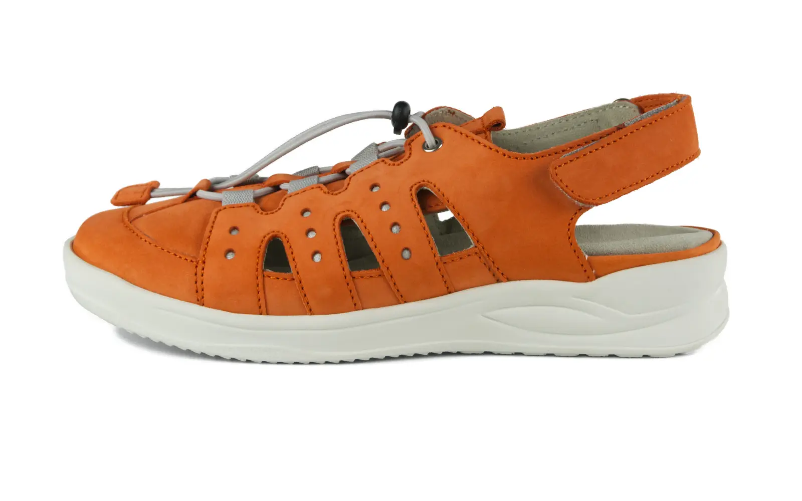 KERSTINA Nubuk in orange, Bekleidung, Schuhwerk, Schuh, Sneaker, Sandale