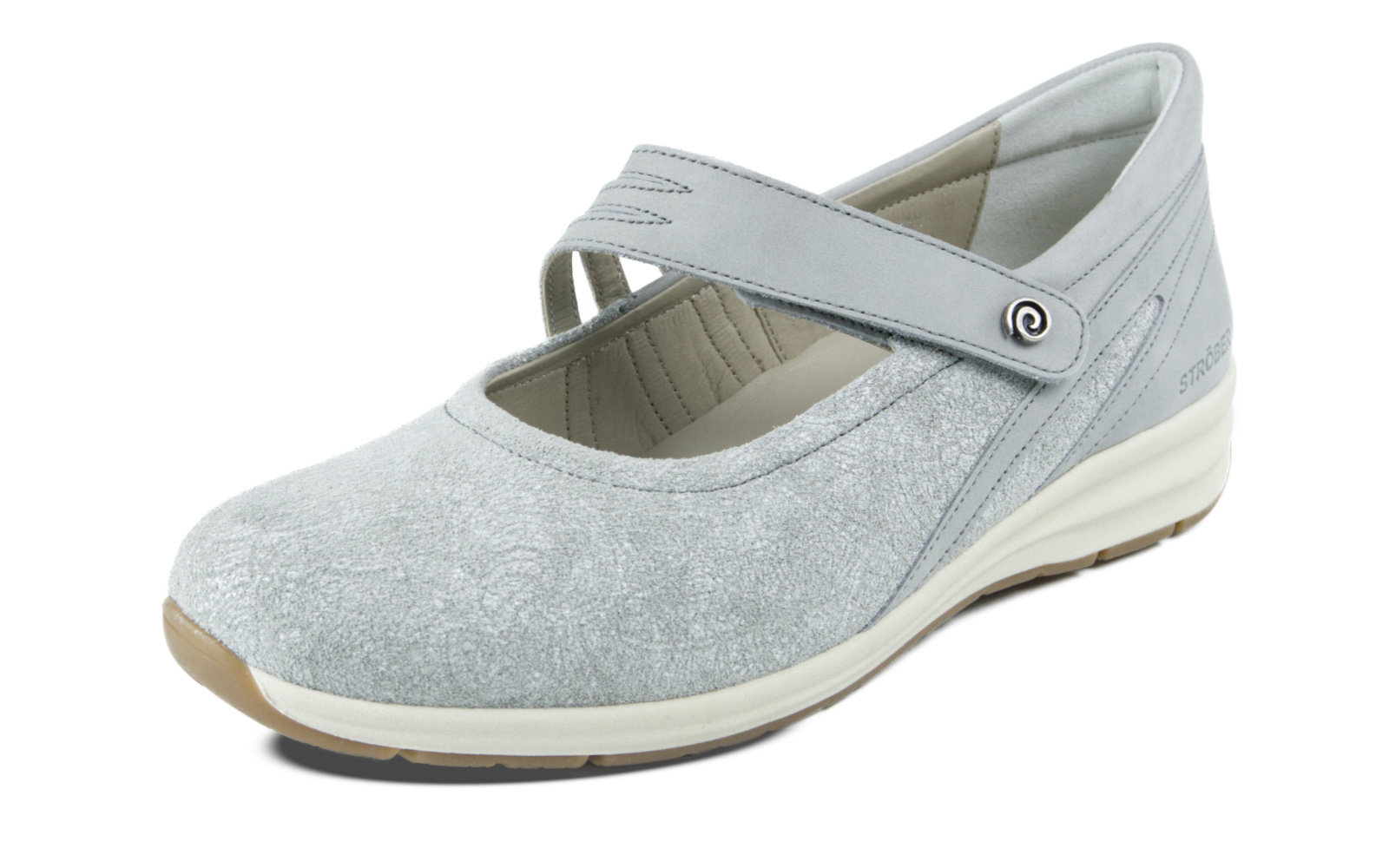 CORINNE Nubuk+Velour in lightgrey